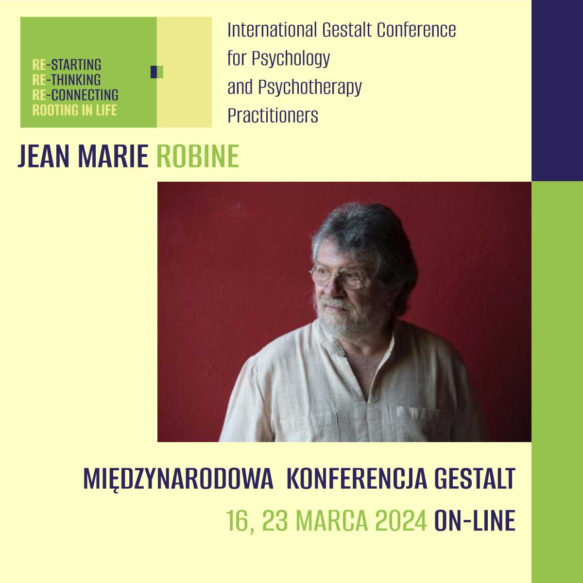 Jean-Marie Robine International Gestalt Conference